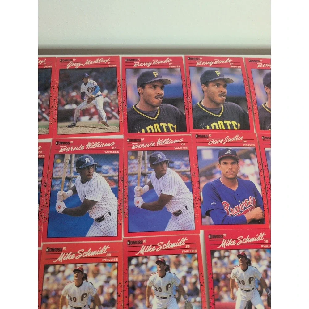 Mixed Lot Of 136 Gradable 1990 Donruss Baseball Cards Barry Bonds Roger Clemens